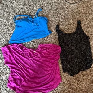 3 shirts for 20 dollars blue one is time tru